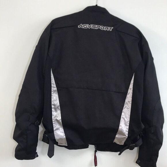 AVG SPORTS MOTORCYCLE RACING BIKER JACKET - Picture 3 of 8